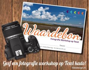 Waardebon Fotografie Workshop Texel